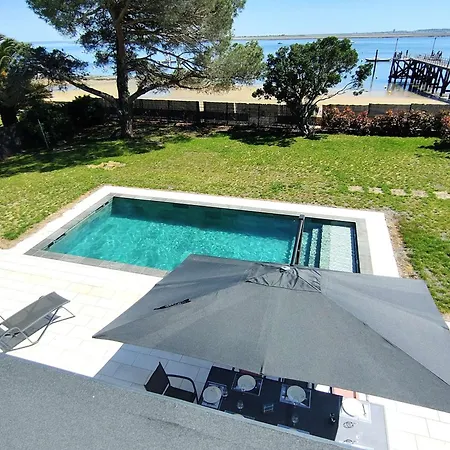 12 Pers Avec Piscine Chauffee Et Vue Exceptionnelle, Premiere Ligne Bassin D'arcachon - Fr-1-736-32 * Lège-Cap-Ferret