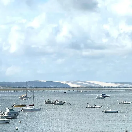 빌라 12 Pers Avec Piscine Chauffee Et Vue Exceptionnelle, Premiere Ligne Bassin D'arcachon - Fr-1-736-32 *